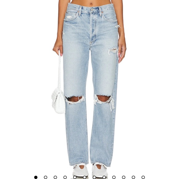 Agolde mid rise baggy size 27. Worn but good condition - Picture 1 of 4